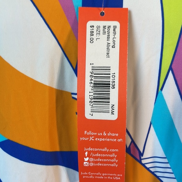 NWT Jude Connally Beth(Long) Nouveau Abstract in size large. - Picture 2 of 10